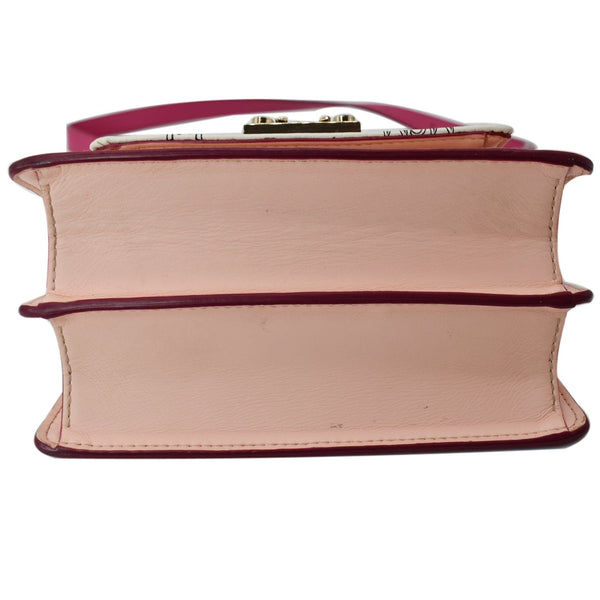 MCM Patricia Mini Block Leather Crossbody Bag Multicolor