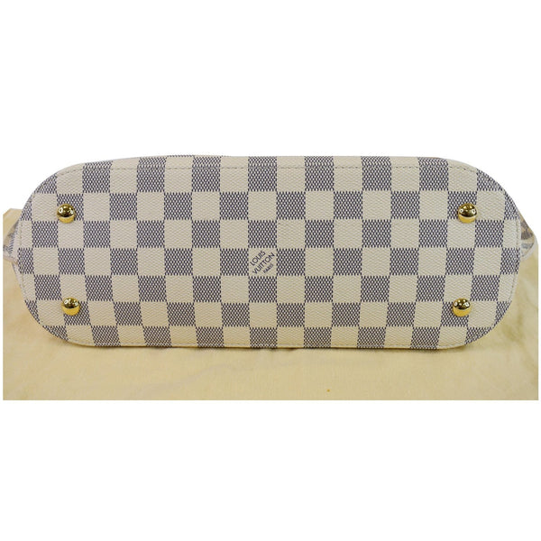 Louis Vuitton Girolata Damier Azur Satchel Bag White