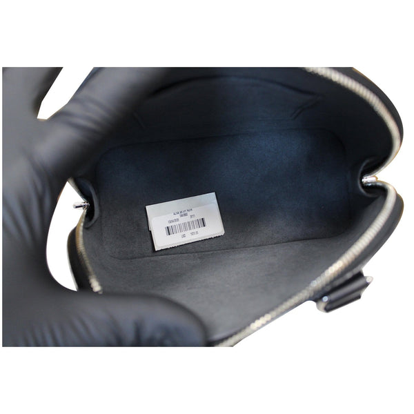 Interior LV Alma BB Epi Leather Satchel Bag by DDH