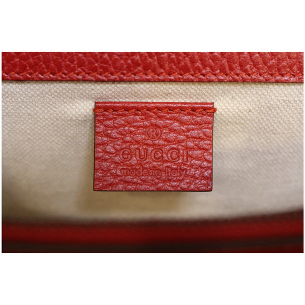 GUCCI Dionysus Small Leather Shoulder Bag 400249 Red