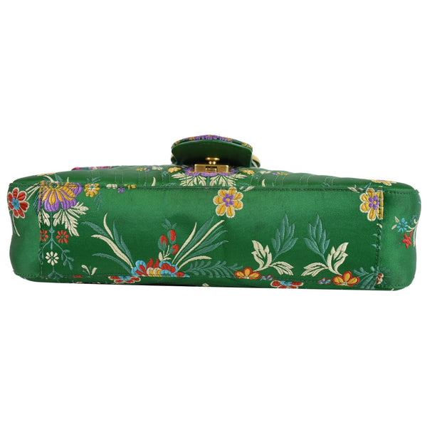 Gucci GG Marmont Floral Medium Matelasse Bottom Bag