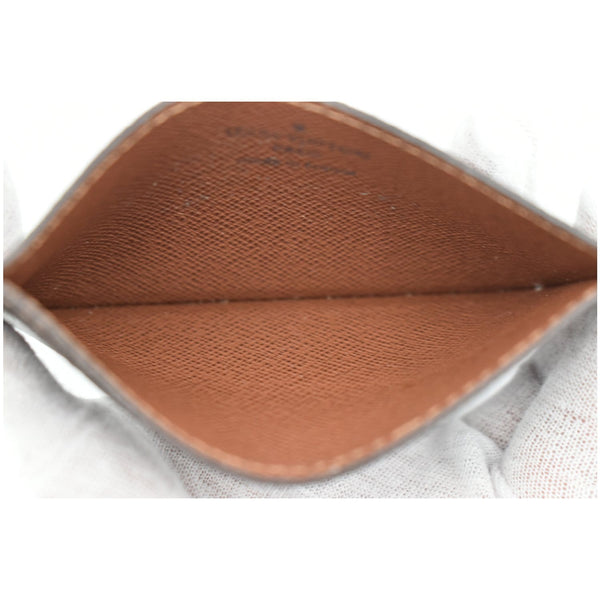 Louis Vuitton Monogram Canvas Card Holder Clutch - inside preview