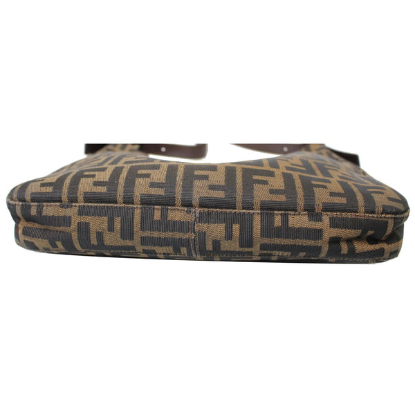 FENDI Hobo Zucca Mamma Baguette Shoulder Bag Brown