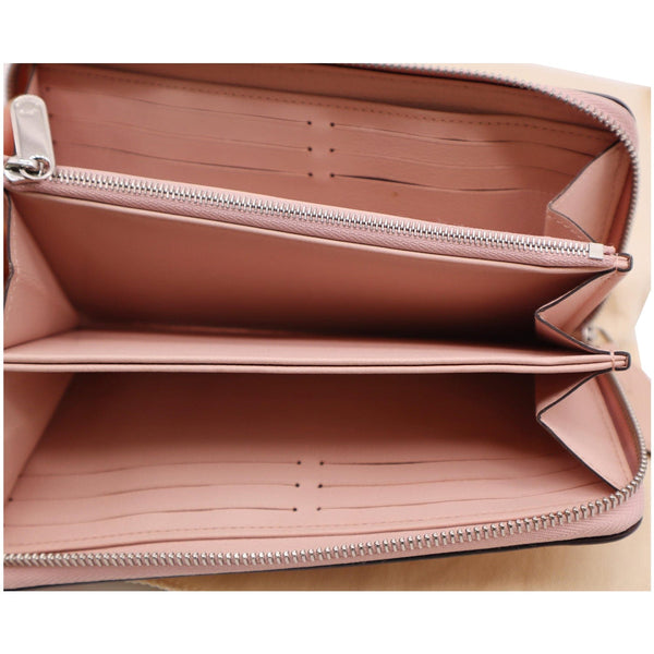Louis Vuitton Mahina Leather Zippy Wallet Magnolia