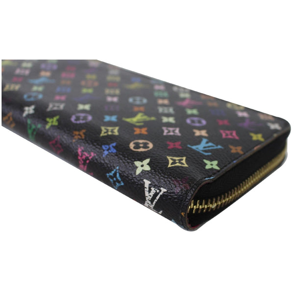 Louis Vuitton Multicolor Monogram Zippy Wallet Black corner look