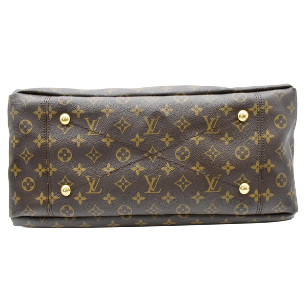 LOUIS VUITTON Artsy MM Monogram Canvas Hobo Bag Brown