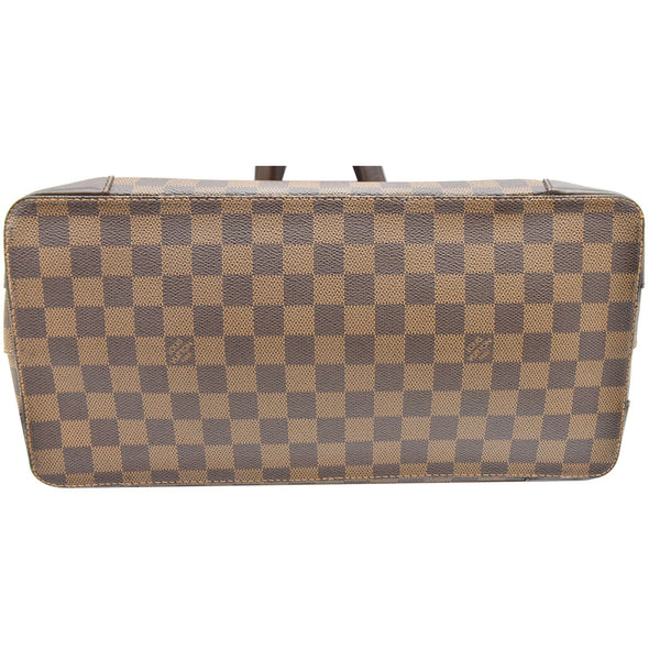 LOUIS VUITTON Hampstead MM Damier Ebene Shoulder Bag Brown