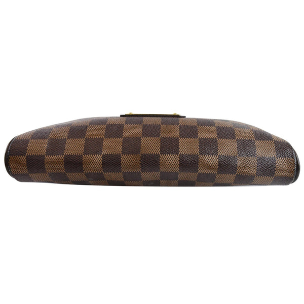 LOUIS VUITTON Eva Damier Ebene Pochette Clutch Crossbody Bag