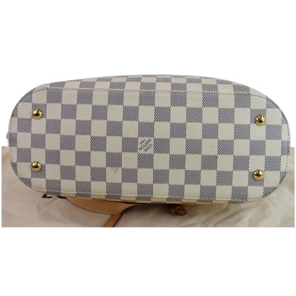 LOUIS VUITTON Girolata Damier Azur Shoulder Bag White