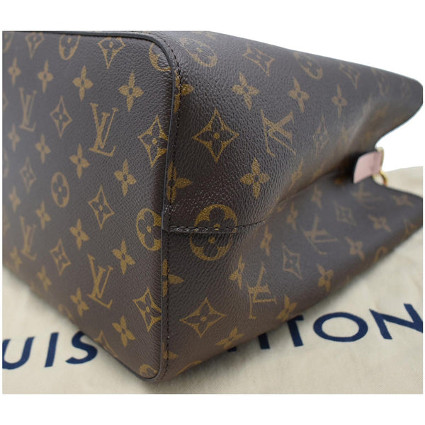 LOUIS VUITTON Neonoe MM Damier Ebene Crossbody Bag Rose