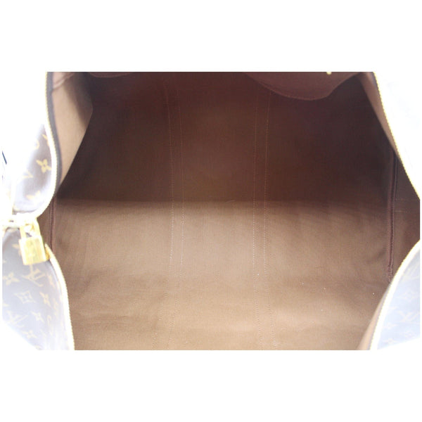 LOUIS VUITTON Keepall 55 Bandouliere Monogram Canvas Travel Bag Brown