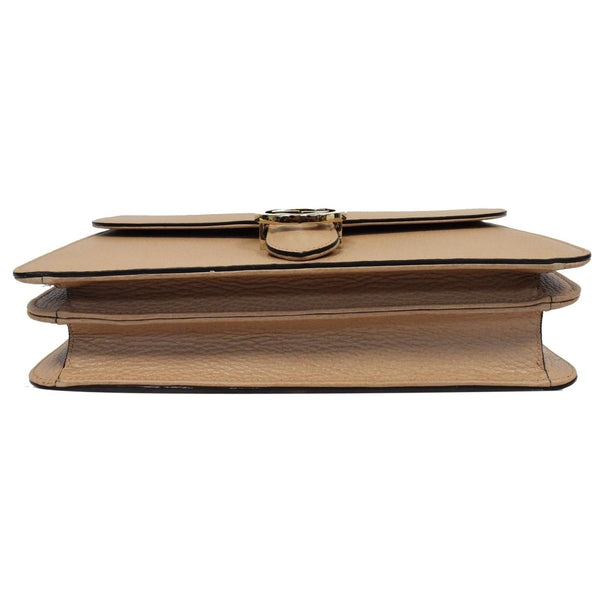 Gucci Interlocking GG Calfskin Leather Shoulder Bag Bottom