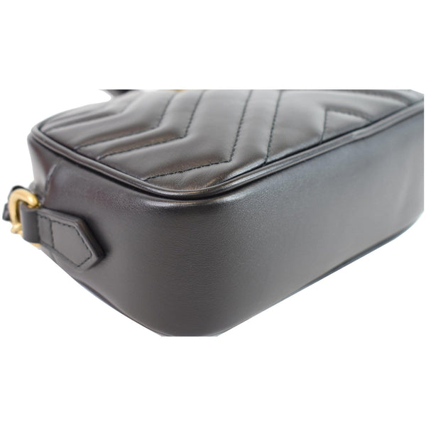 Gucci GG Marmont Matelasse Mini Bag bottom edge