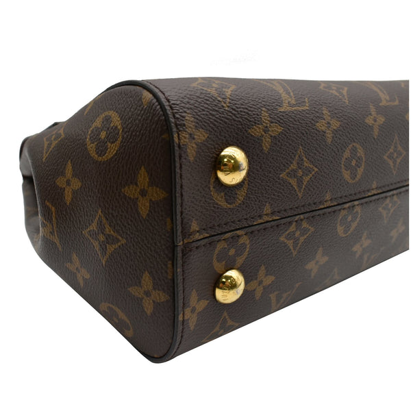 LOUIS VUITTON Cluny MM Monogram Canvas Shoulder Bag Brown
