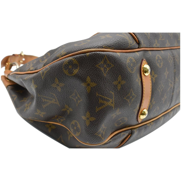 LOUIS VUITTON Galliera PM Monogram Canvas Hobo Shoulder Bag Brown