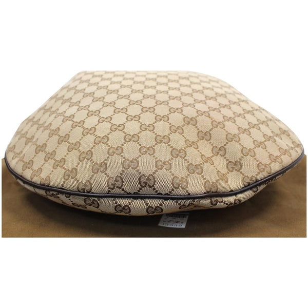 GUCCI GG Canvas Horsebit Catena Hobo Bag Beige 170014