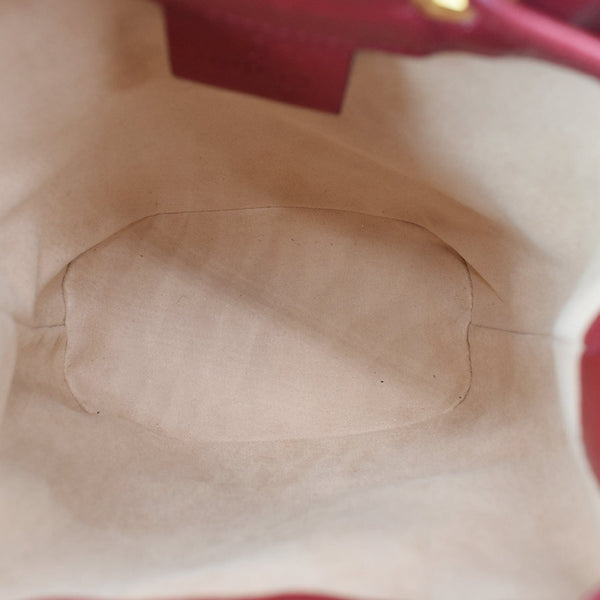 GUCCI Ophidia Mini Leather Trimmed Suede Bucket Bag Blue 550620