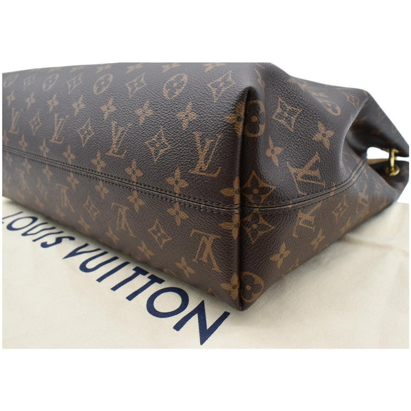LOUIS VUITTON Graceful MM Monogram Canvas Shoulder Bag Brown