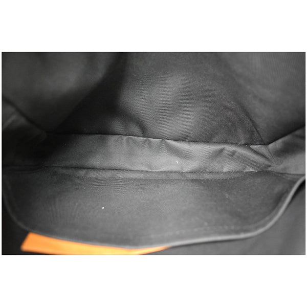 LOUIS VUITTON Duo Messenger Shadow Leather Crossbody Bag Black