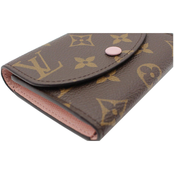 LOUIS VUITTON Rosalie Monogram Canvas Coin Purse Rose Ballerine