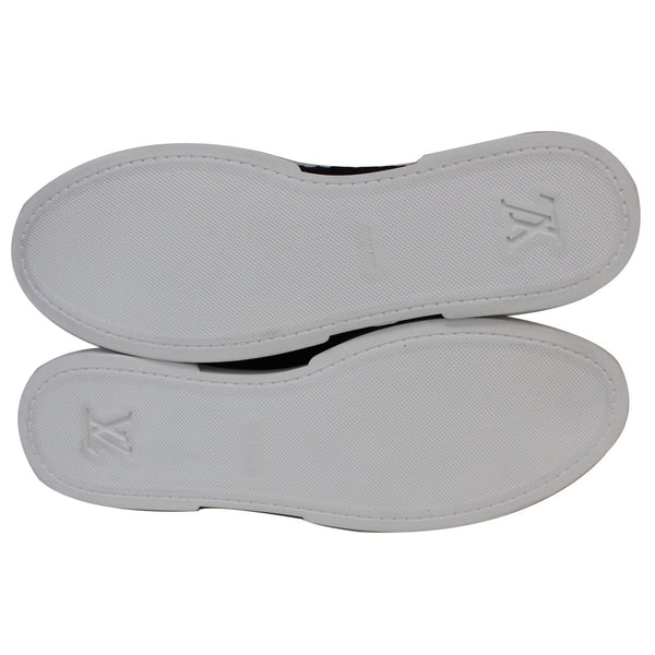 Sole engraved Louis Vuitton High Top Suede Shoes