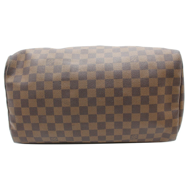 Louis Vuitton Speedy 35 Damier Ebene Satchel Bag For Sale