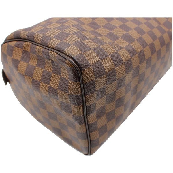 LOUIS VUITTON Speedy 30 Damier Ebene Satchel Bag Brown