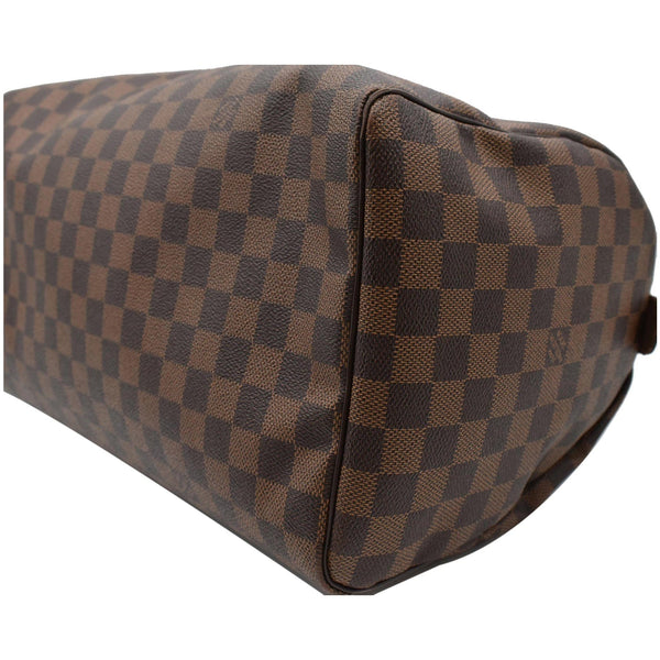 LOUIS VUITTON Speedy 35 Damier Ebene Satchel Bag Brown