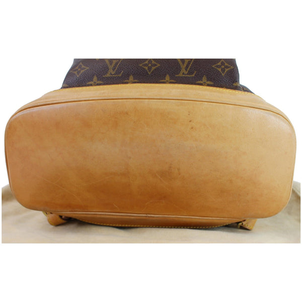 Louis Vuitton Montsouris GM Monogram Canvas Backpack - flat base