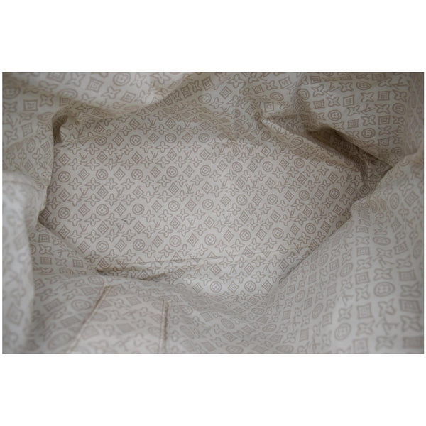 LOUIS VUITTON Tahitienne Cabas GM Monogram Print Canvas Tote Bag Beige
