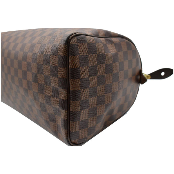 Louis Vuitton Speedy 30 Satchel Bag Brown corner