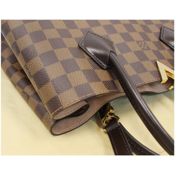 Louis Vuitton Kensington Damier Ebene Shoulder Bag Brown leather