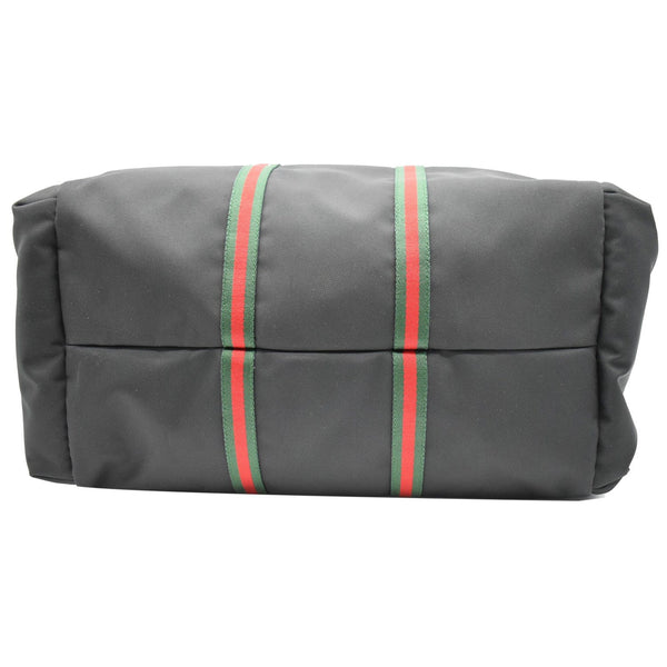 GUCCI Techno Canvas Duffle Travel Bag Black 450983