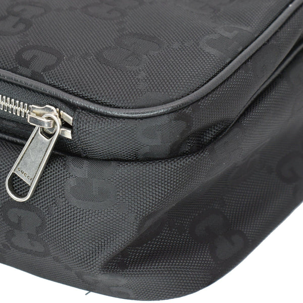 Gucci Off The Grid GG Monogram Nylon Shoulder Bag Black