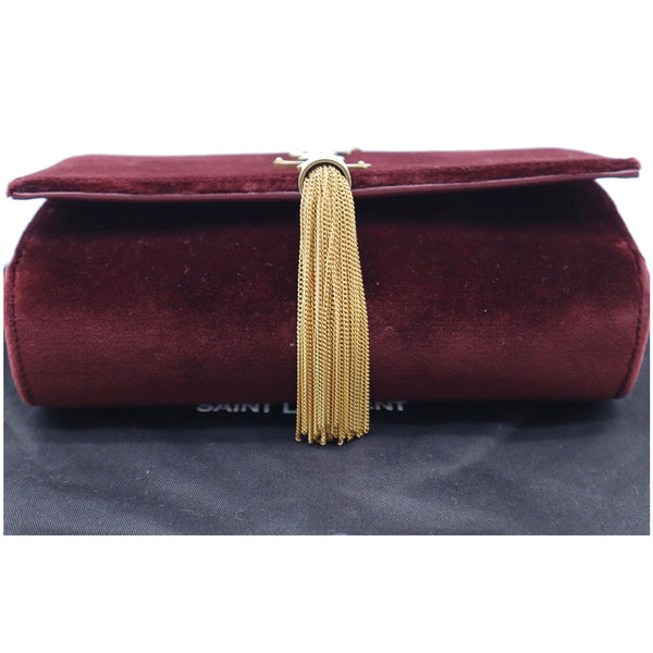 Yves Saint Laurent Kate Medium Tassel Velvet Crossbody Bag