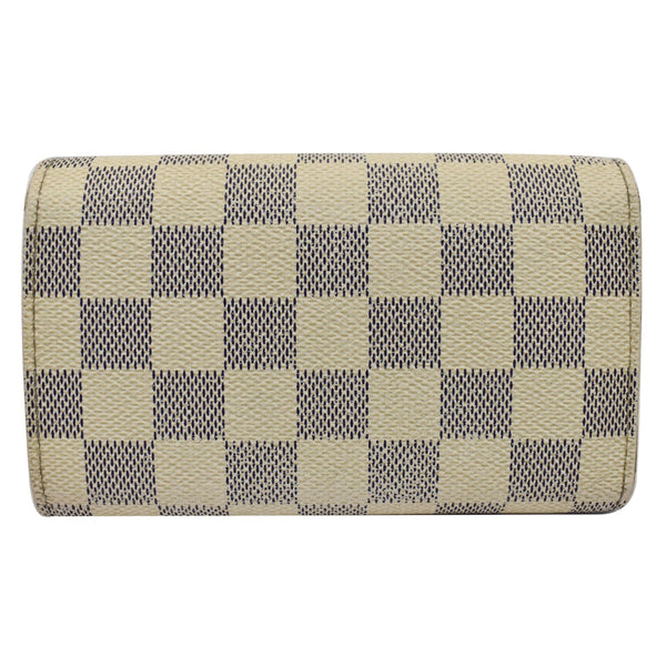 Louis Vuitton Zippy Damier Azur Wallet White - blue checks