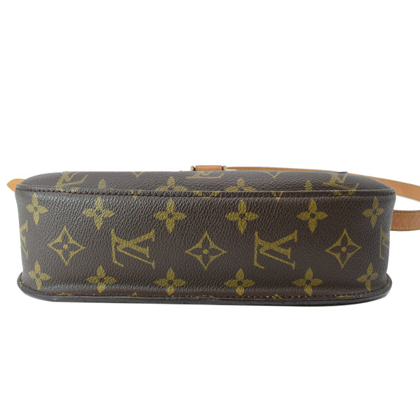 LOUIS VUITTON Saint Cloud GM Monogram Canvas Crossbody Bag Brown