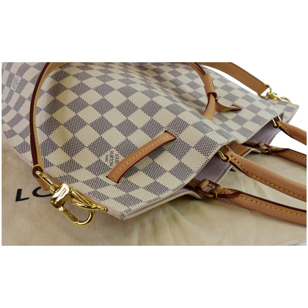 LOUIS VUITTON Girolata Damier Azur Shoulder Bag White