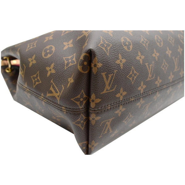 LOUIS VUITTON Graceful MM Monogram Canvas Shoulder Bag Brown