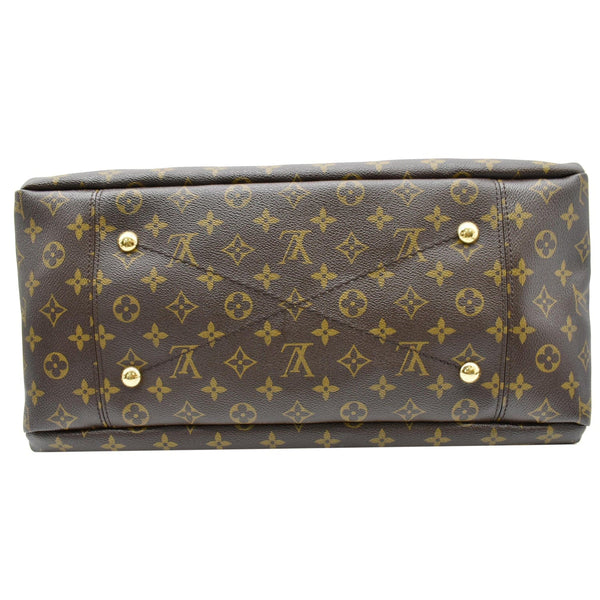 LOUIS VUITTON Artsy MM Monogram Canvas Hobo Bag Brown
