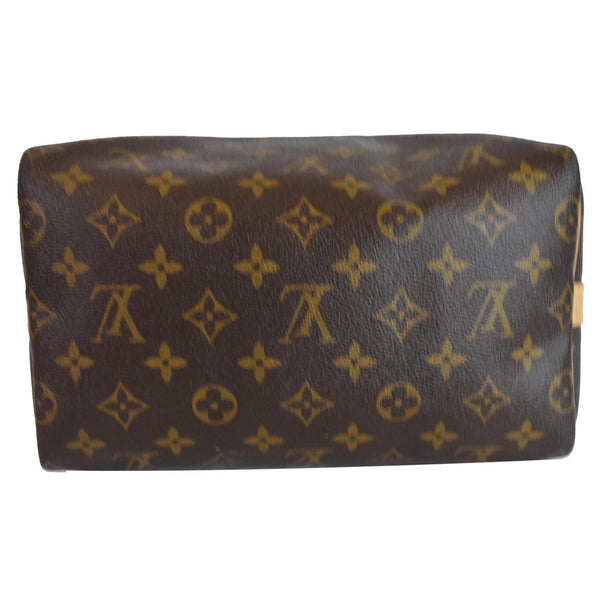 Louis Vuitton Speedy 25 Monogram Canvas Bottom Bag Brown
