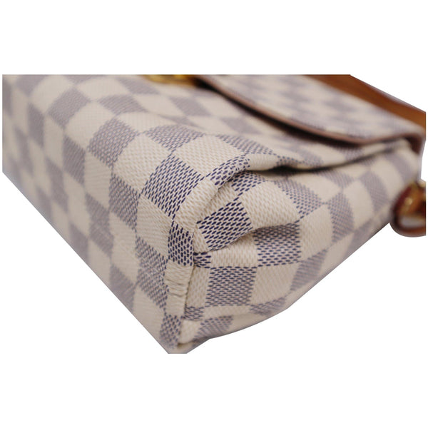 Louis Vuitton Croisette Damier Azur Satchel Crossbody Bag