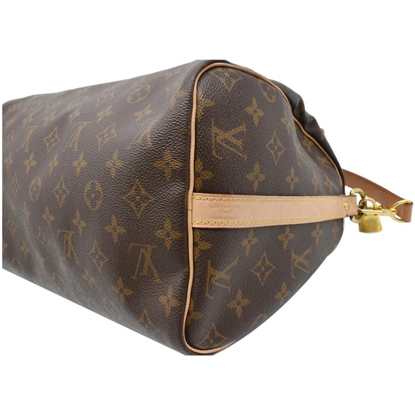 LOUIS VUITTON Speedy 30 Bandouliere Monogram Canvas Shoulder Bag Brown