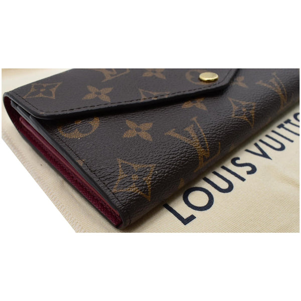 Louis Vuitton Monogram Canvas Sarah Wallet Brown For Sale
