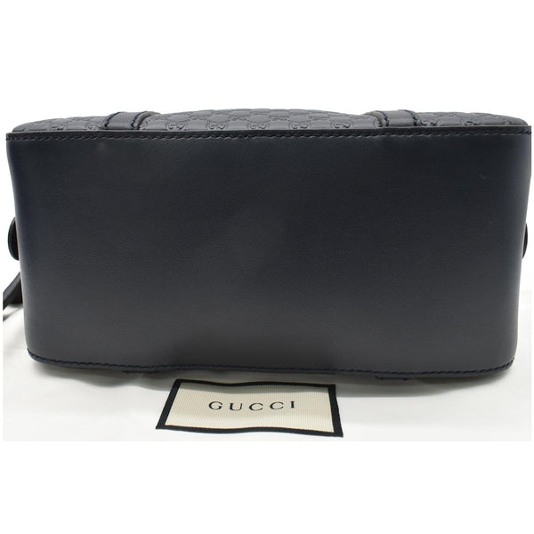 GUCCI Microguccissima Small Leather Crossbody Bag Blue 510289