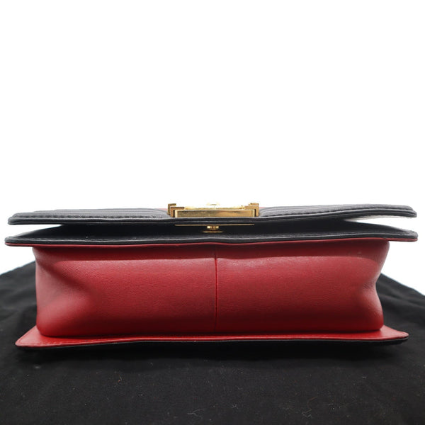 Chanel Medium Boy Quilted Lambskin Leather Shoulder Bag