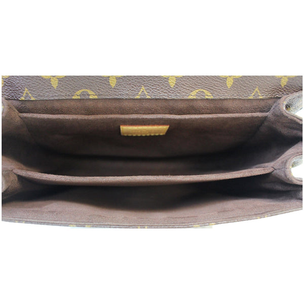 Soft Interior Louis Vuitton Metis Pochette Patitioned Tote Bag