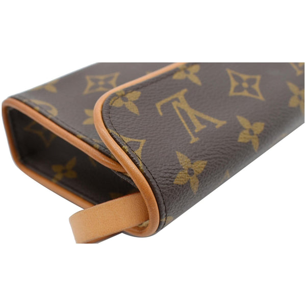 LOUIS VUITTON Pochette Florentine Monogram Canvas Waist Bag Brown