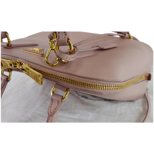 PRADA Promenade Small Saffiano Leather Shoulder Bag Pink