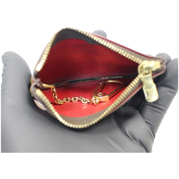 Louis Vuitton Key Coin Pouch Cerises Cherry gold hook